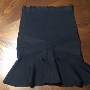 Black bandage skirt